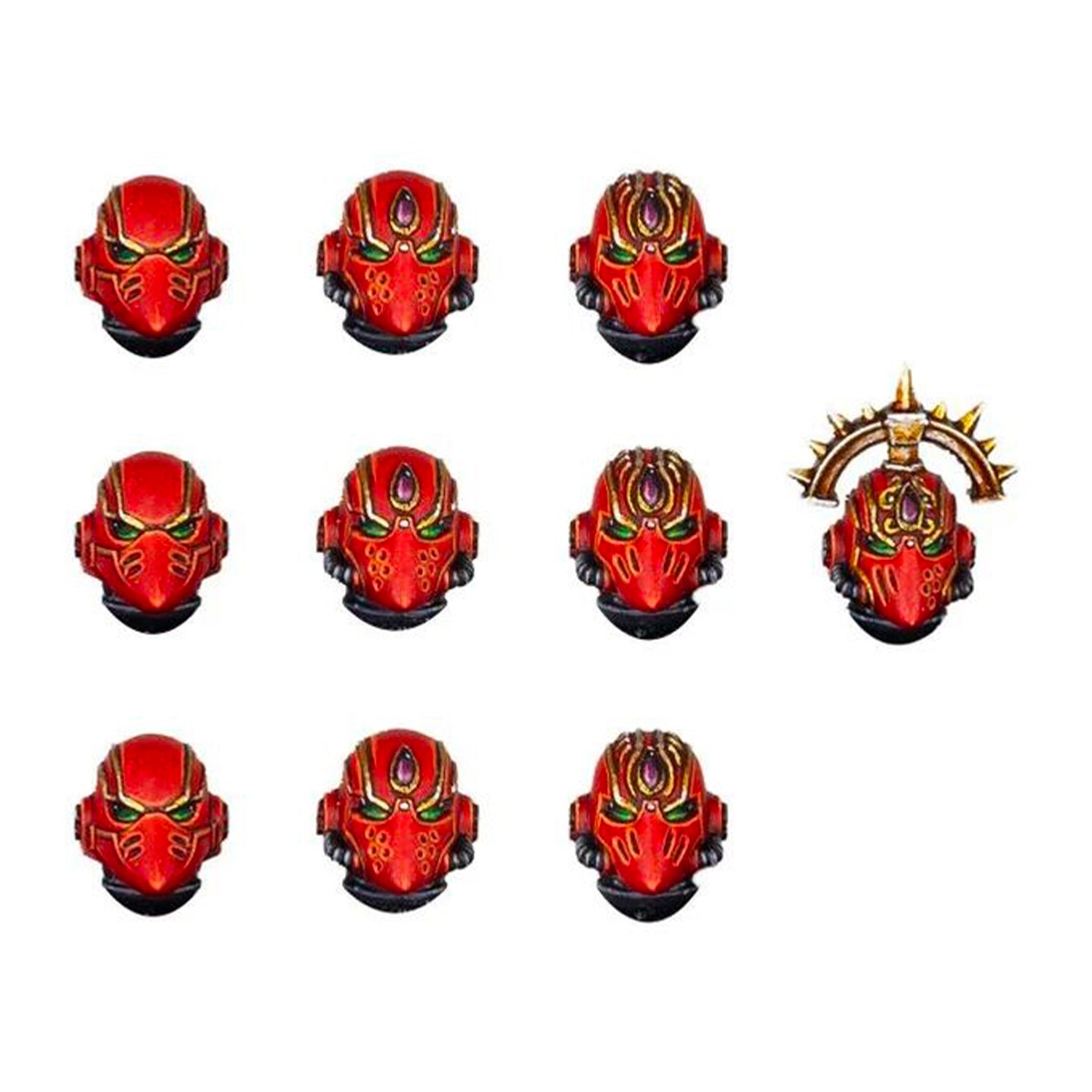 Blood Angels MKVI Heads