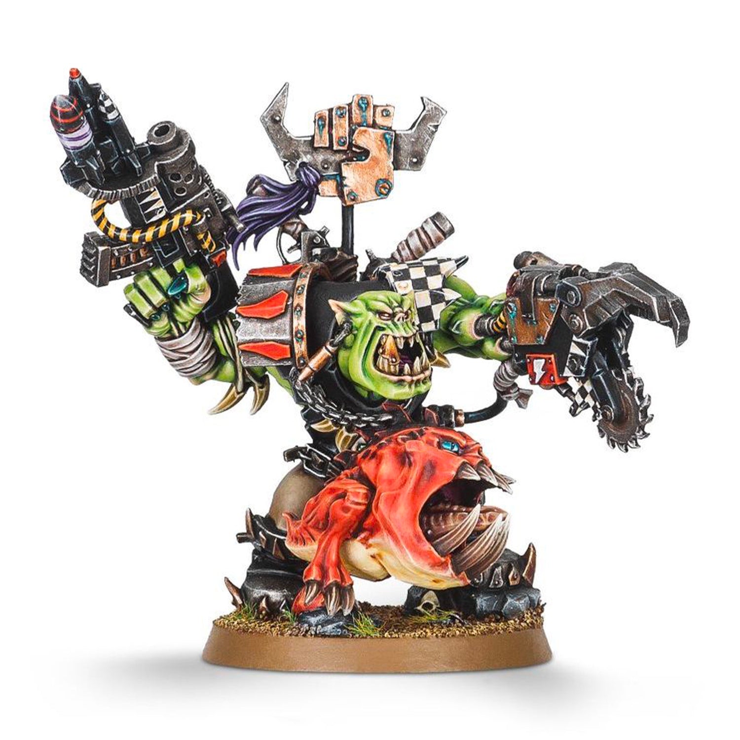 Ork Warboss with Attack Squig