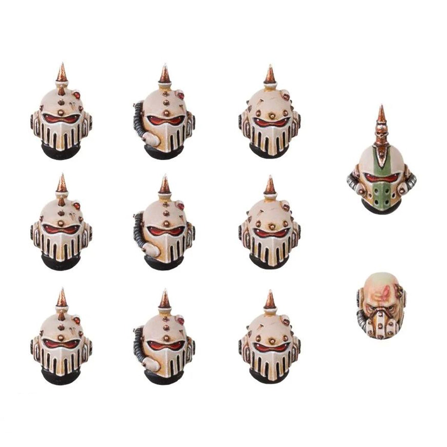 Death Guard MKVI Heads