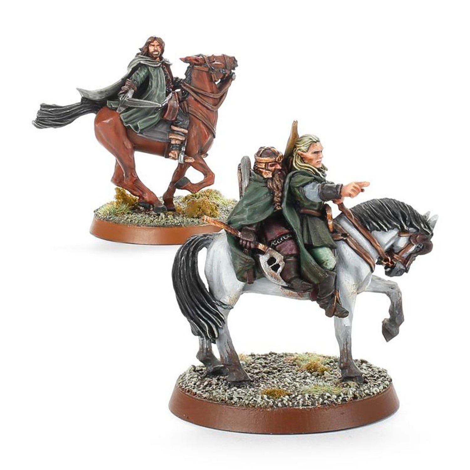The Three Hunters Mounted